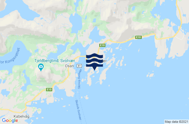 Vågan, Norway潮水