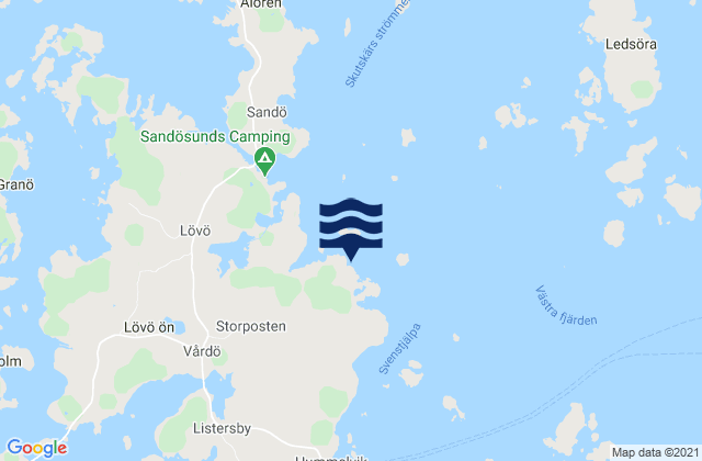 Vårdö, Aland Islands潮水