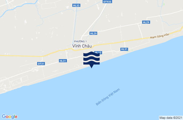 Vĩnh Châu, Vietnam潮水