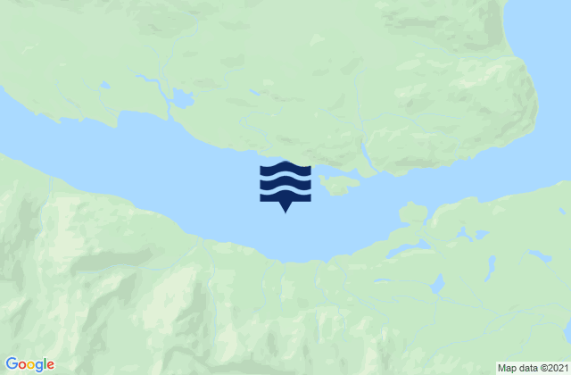 Wachusett Inlet Glacier Bay, United States潮水