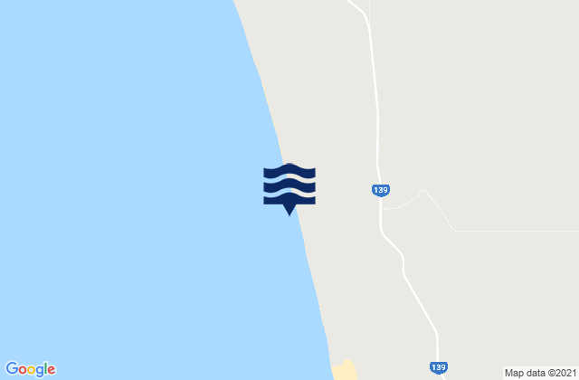 Wagoe Beach, Australia潮水