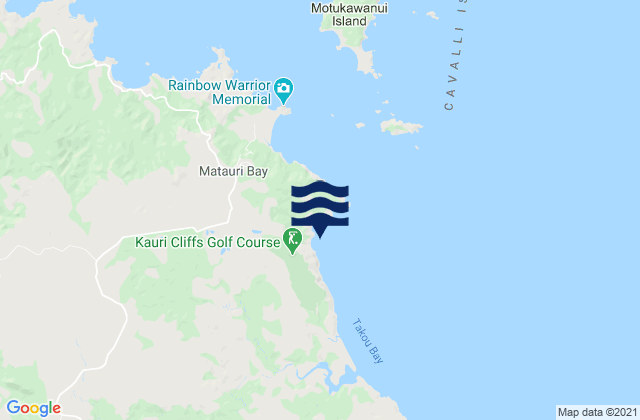 Waiaua Bay, New Zealand潮水