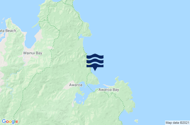 Waiharakeke Bay Abel Tasman, New Zealand潮水