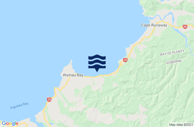 Waihau Bay, New Zealand潮水