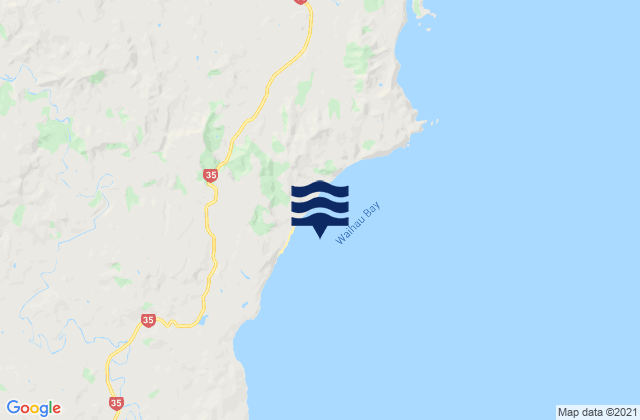 Waihau Bay, New Zealand潮水