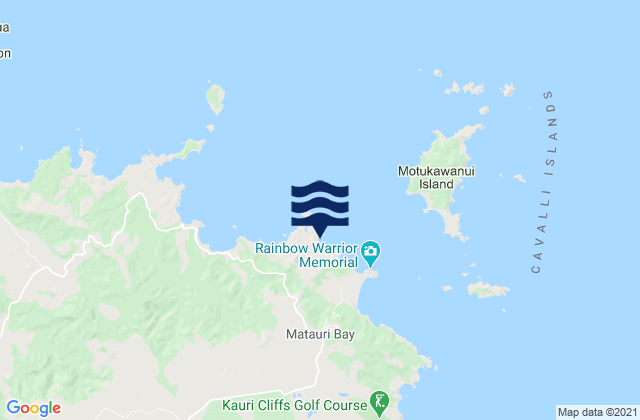 Waiheke Bay, New Zealand潮水