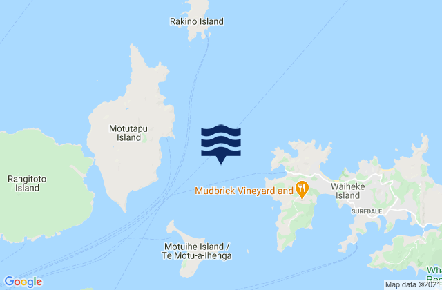 Waiheke Island, New Zealand潮水