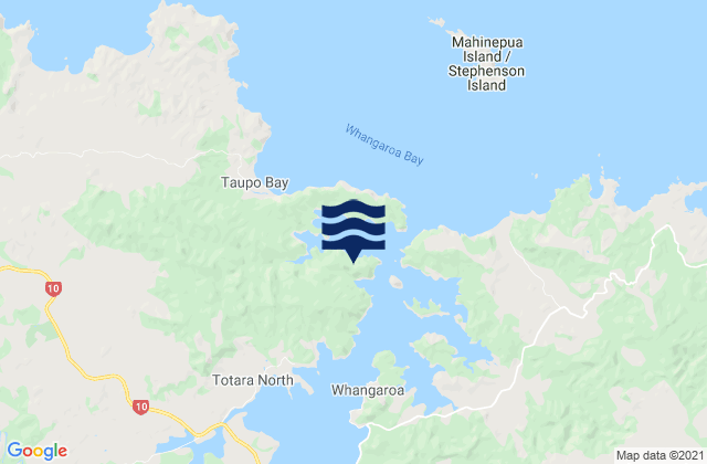 Waihi Bay, New Zealand潮水