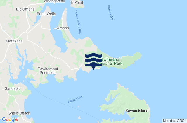 Waikauri Bay, New Zealand潮水