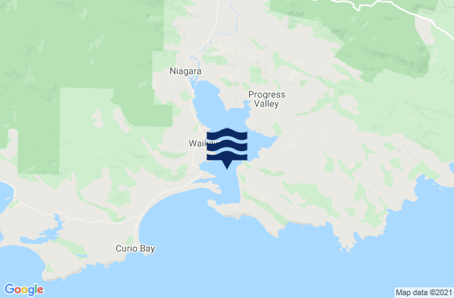 Waikawa Harbour, New Zealand潮水