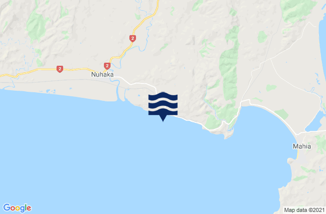 Waikokopu, New Zealand潮水