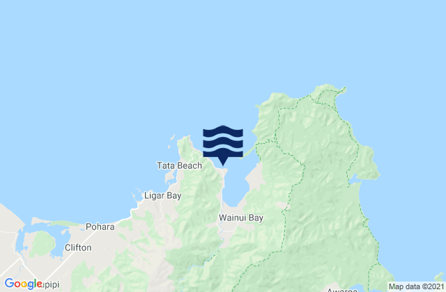 Wainui Inlet, New Zealand潮水