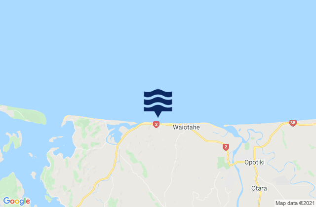 Waiotahi Beach, New Zealand潮水