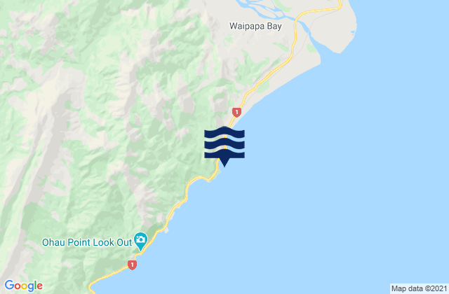 Waipapa Bay, New Zealand潮水