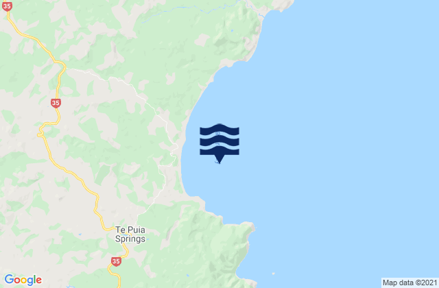 Waipiro Bay, New Zealand潮水
