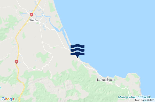 Waipu Cove, New Zealand潮水