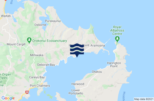 Waipuna Bay, New Zealand潮水