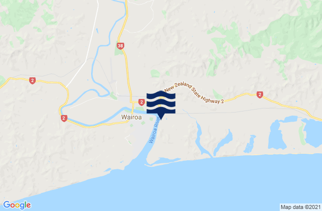 Wairoa District, New Zealand潮水