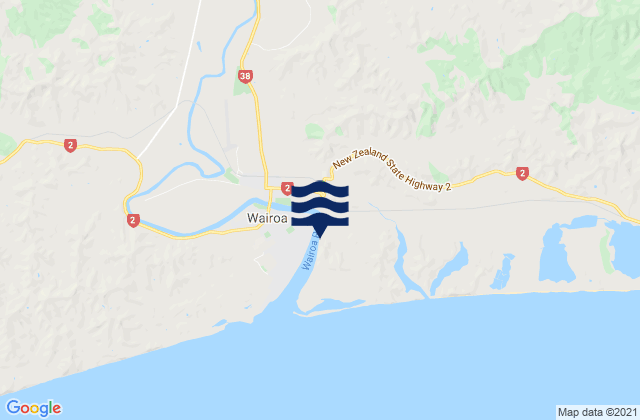 Wairoa, New Zealand潮水
