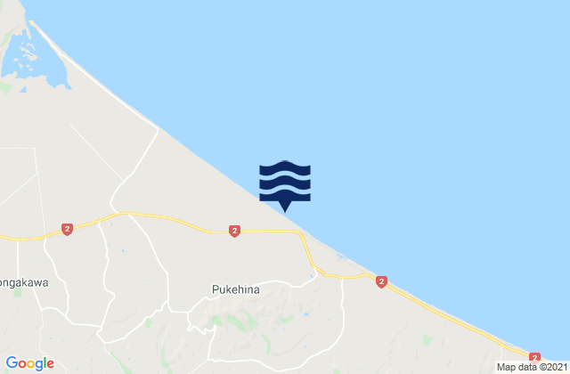 Waitangi Bay, New Zealand潮水