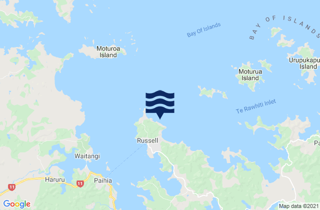 Waitata Bay, New Zealand潮水