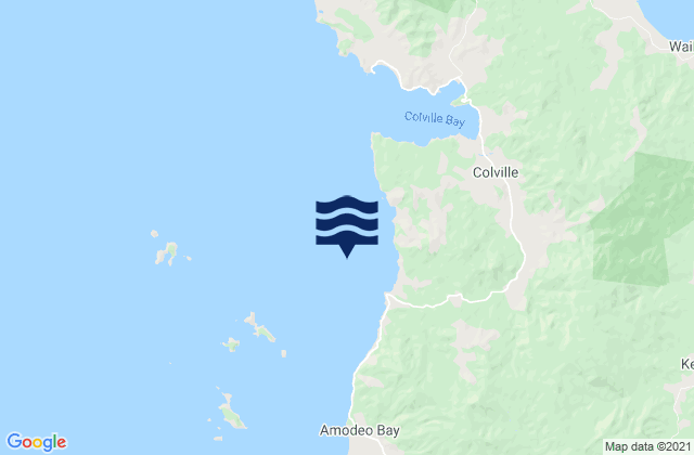 Waitete Bay, New Zealand潮水
