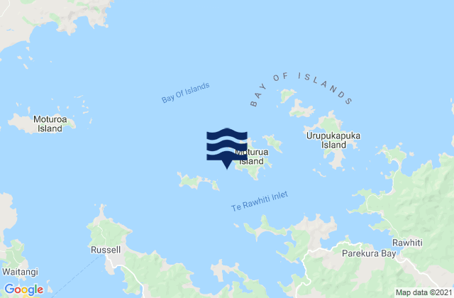 Waiti Bay, New Zealand潮水