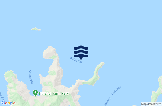 Waitui Bay, New Zealand潮水