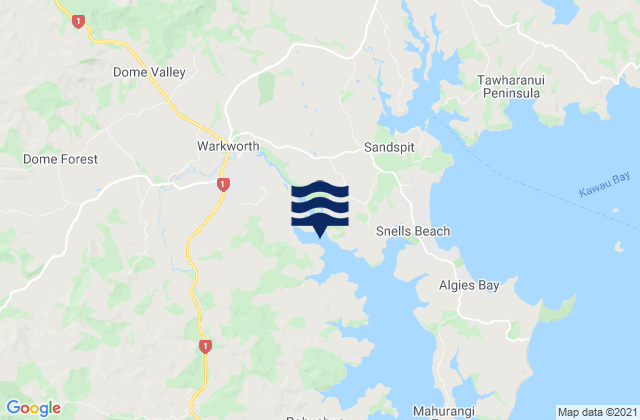 Warkworth, New Zealand潮水