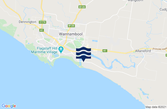 Warrnambool, Australia潮水