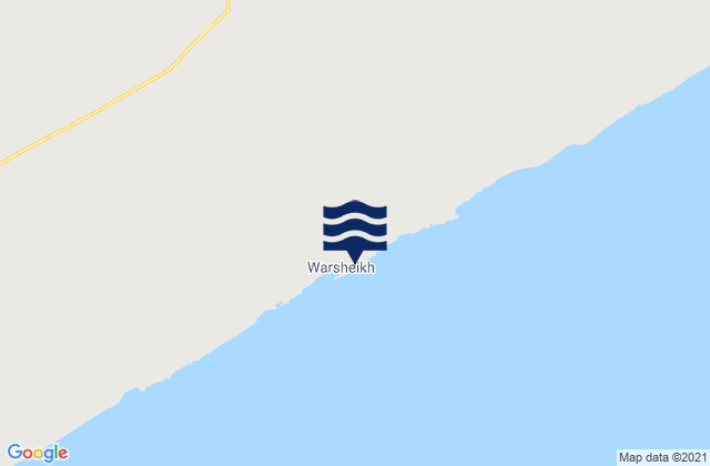 Warsheik, Somalia潮水