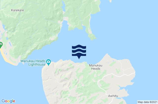 Wattle Bay, New Zealand潮水