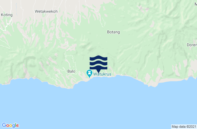 Watublapi, Indonesia潮水