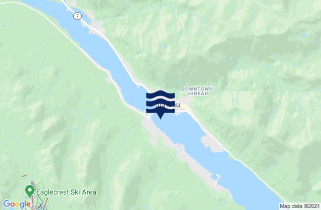 West Juneau NE of, United States潮水