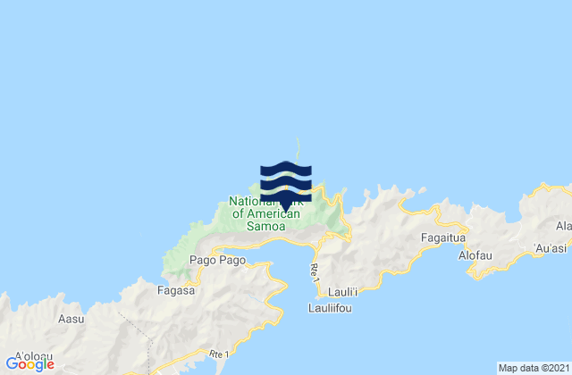 West Vaifanua County (historical), American Samoa潮水