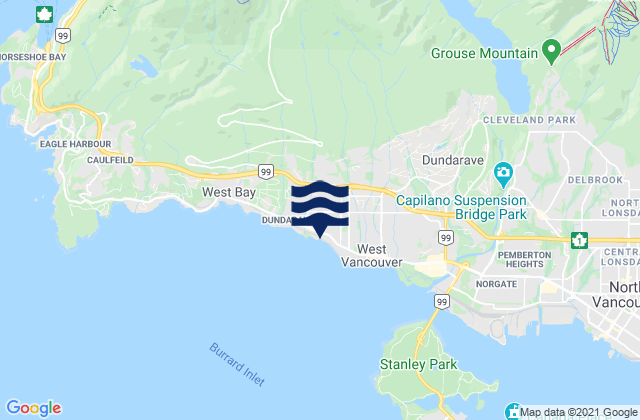 West Vancouver, Canada潮水