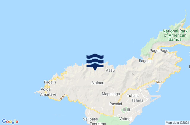 Western District, American Samoa潮水