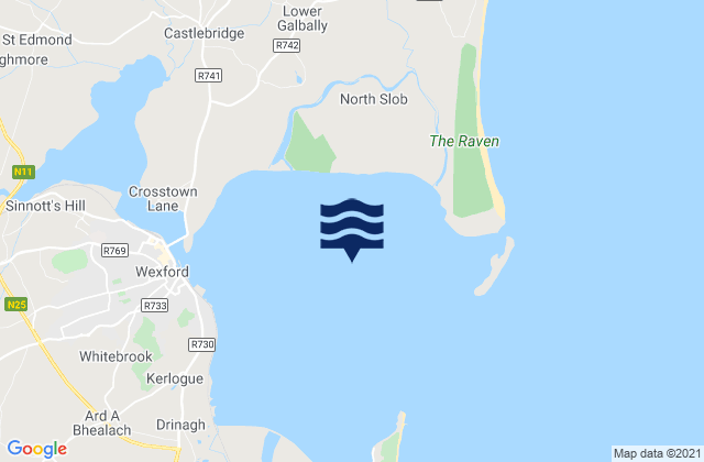 Wexford Harbour, Ireland潮水