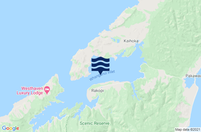 Whanganui Inlet, New Zealand潮水