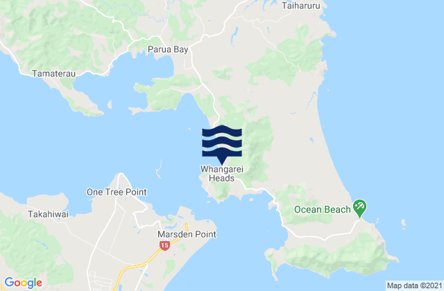 Whangarei Heads, New Zealand潮水