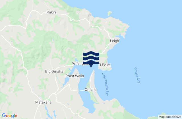 Whangateau, New Zealand潮水