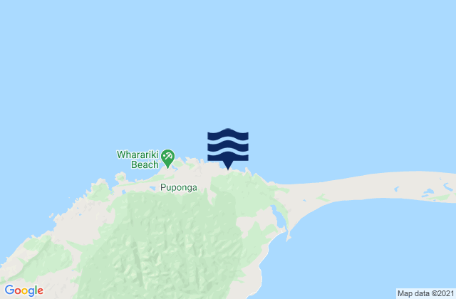 Wharariki Beach Tasman, New Zealand潮水