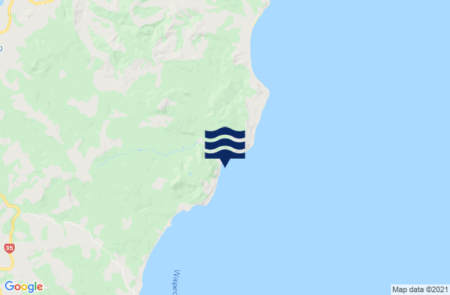 Whareponga Bay, New Zealand潮水