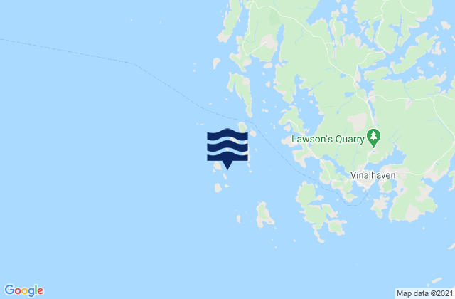 White Islands northeast of, United States潮水