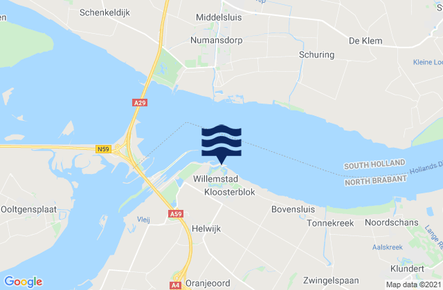 Willemstad, Netherlands潮水