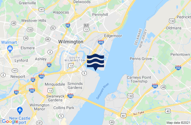 Wilmington Marine Terminal, United States潮水
