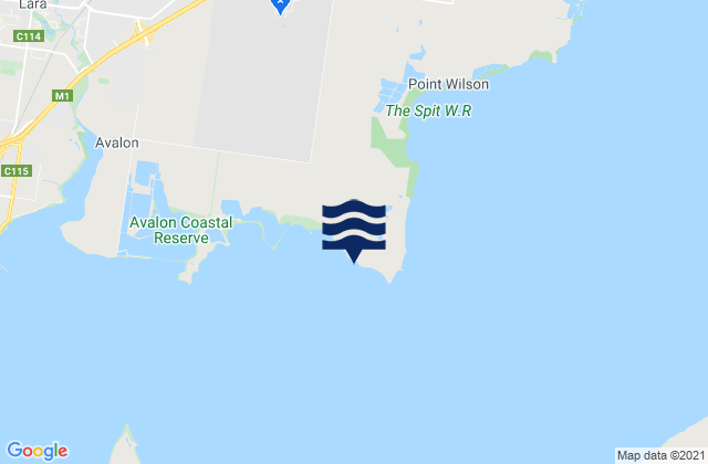 Wilson Spit, Australia潮水