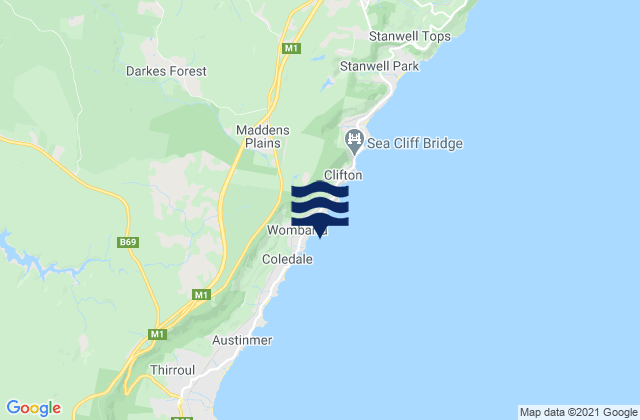 Wombarra, Australia潮水