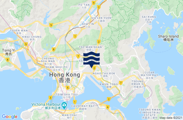 Wong Tai Sin, Hong Kong潮水