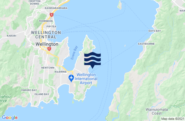 Worser Bay, New Zealand潮水